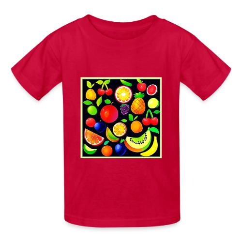 Bright Fruit Collection - Heavyweight Kid's T-Shirt