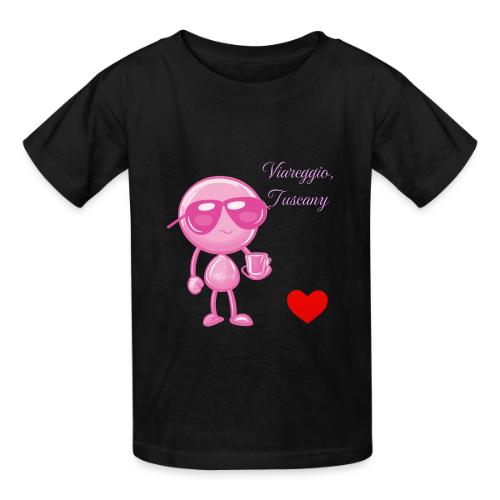Smoon City_Viareggio Tuscany Pink - Heavyweight Kid's T-Shirt