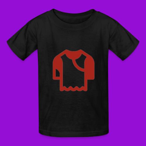 Logo outline - Heavyweight Kid's T-Shirt