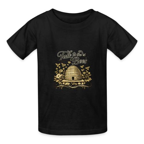 Talk To The Bees - Heavyweight Kid's T-Shirt