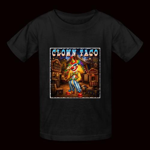 The Clown Taco Circus Humor Character - Heavyweight Kid's T-Shirt
