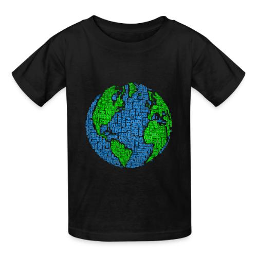 Global PEACE Sphere - Heavyweight Kid's T-Shirt
