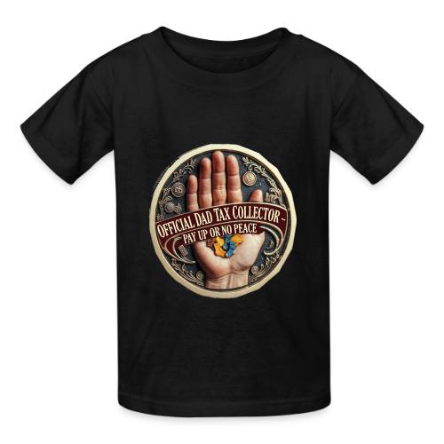 Dad Tax Collector Medallion T Shirt - Heavyweight Kid's T-Shirt