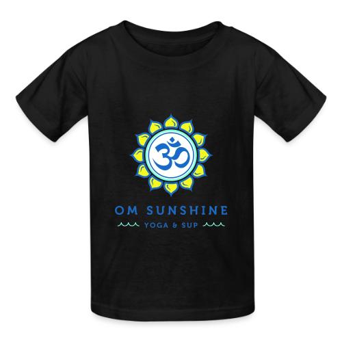 Om Sunshine Yoga transparent back original file - Heavyweight Kid's T-Shirt