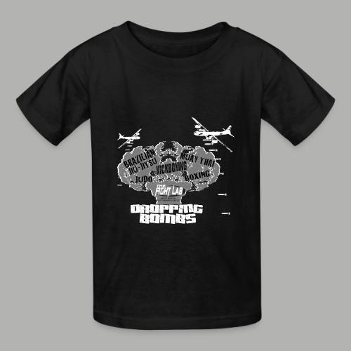 Dropping Bombs fight lab - Heavyweight Kid's T-Shirt