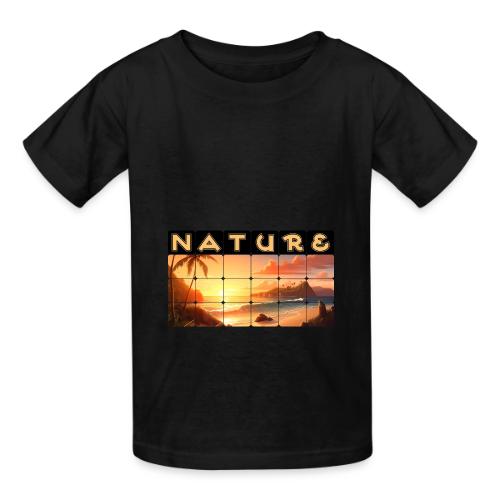 Nature: Tropical Twilight - Heavyweight Kid's T-Shirt