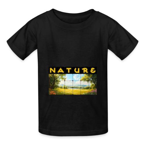 Nature: Summer Fields - Heavyweight Kid's T-Shirt