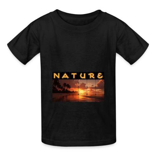 Nature: Sunset Serenity - Heavyweight Kid's T-Shirt