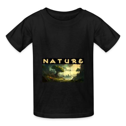 Whispers of Green Peaks - Heavyweight Kid's T-Shirt