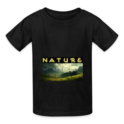 Nature: Verdant Peaks - Heavyweight Kid's T-Shirt