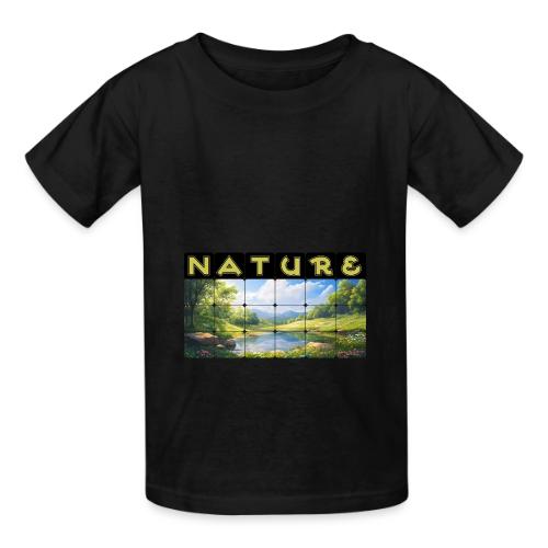Nature: Springtime Serenity - Heavyweight Kid's T-Shirt
