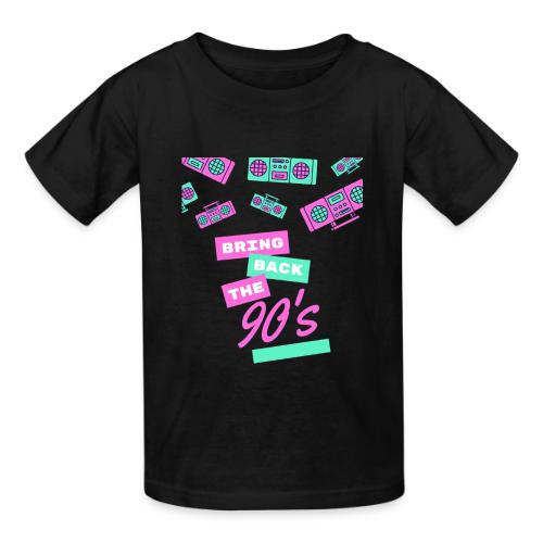 Bring Back The 90s Nostalgia Design| Retro 90s Art - Heavyweight Kid's T-Shirt