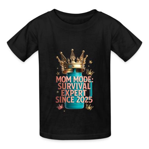 Mom Mode Survival Expert Tee - Heavyweight Kid's T-Shirt
