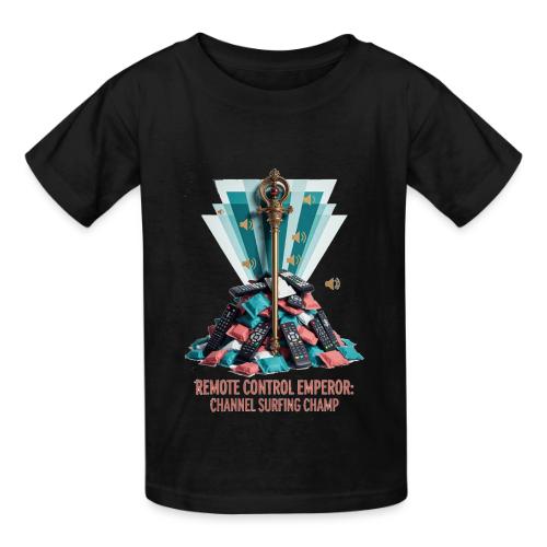 Remote Control Emperor T Shirt - Heavyweight Kid's T-Shirt