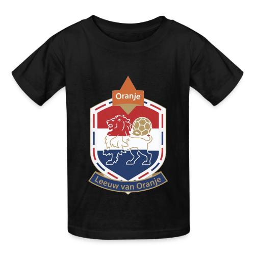 Netherlands Lion Crest T-Shirt, Dutch Badge Gift - Heavyweight Kid's T-Shirt
