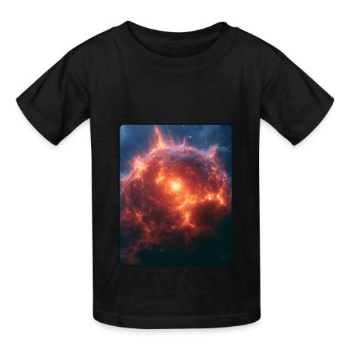 Exploding Supernova Space Art - Heavyweight Kid's T-Shirt