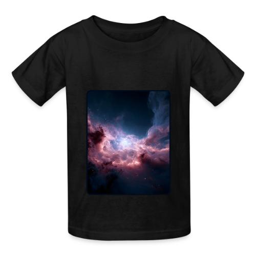 Radiant Cosmic Nebula Artwork - Heavyweight Kid's T-Shirt