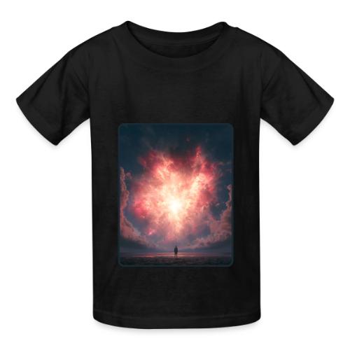 Supernova Sky Sci-Fi Artwork - Heavyweight Kid's T-Shirt
