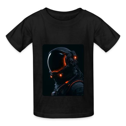 Futuristic Astronaut Helmet - Heavyweight Kid's T-Shirt