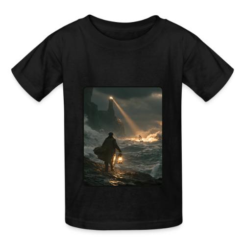 The Lone Lightkeeper's Beacon - Heavyweight Kid's T-Shirt