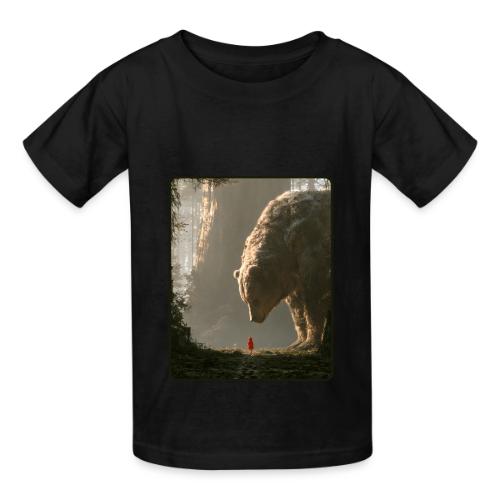The Bear Who Found the Forest - Heavyweight Kid's T-Shirt