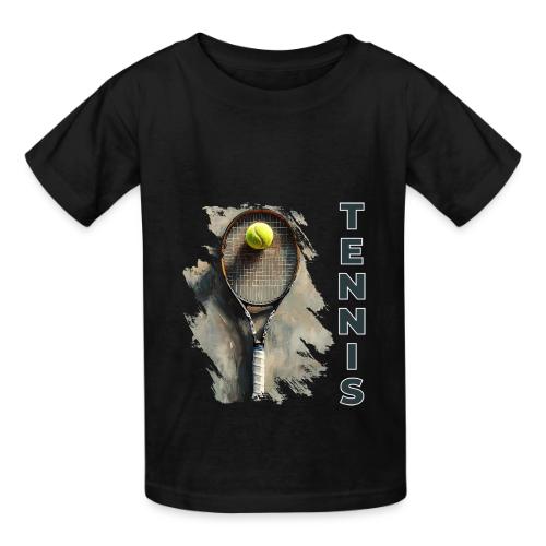 Tennis Power Play - Heavyweight Kid's T-Shirt