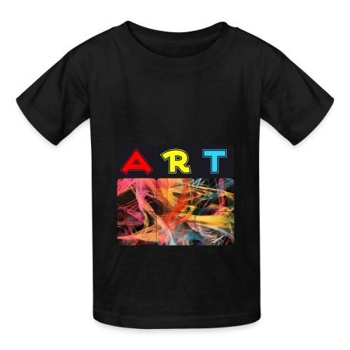 Chaotic Threads of Art - Heavyweight Kid's T-Shirt