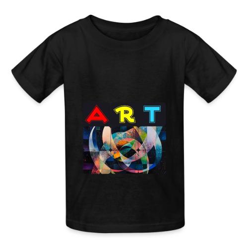 Art of Stripes and Shades - Heavyweight Kid's T-Shirt