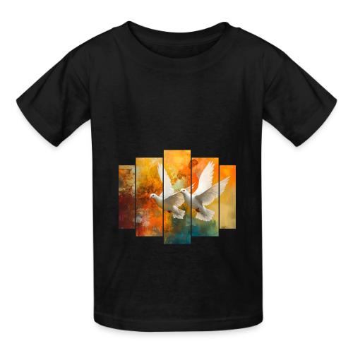 Wings of Peace - Heavyweight Kid's T-Shirt