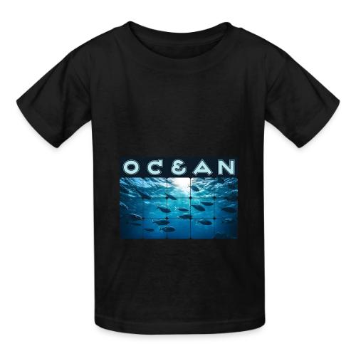 Ocean: Silver Tide - Heavyweight Kid's T-Shirt