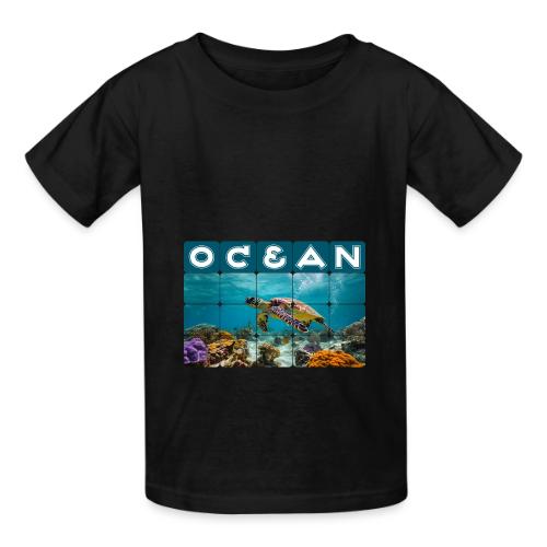 Ocean: Gentle Voyager - Heavyweight Kid's T-Shirt