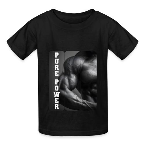Bodybuilding: Pure Power - Heavyweight Kid's T-Shirt