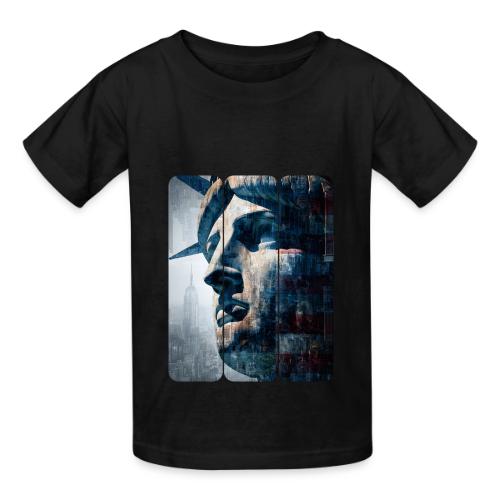 USA: Urban Liberty Triptych - Heavyweight Kid's T-Shirt