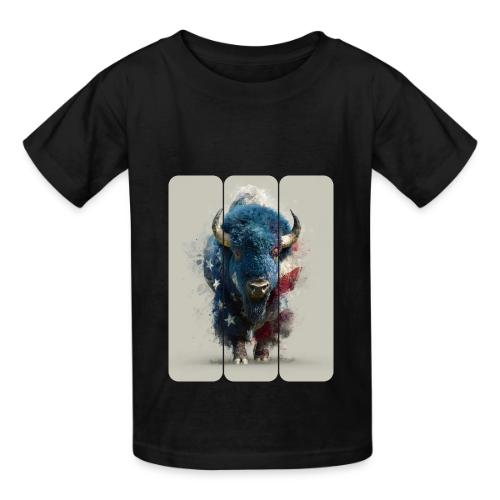 USA: Spirit of the Plains - Heavyweight Kid's T-Shirt