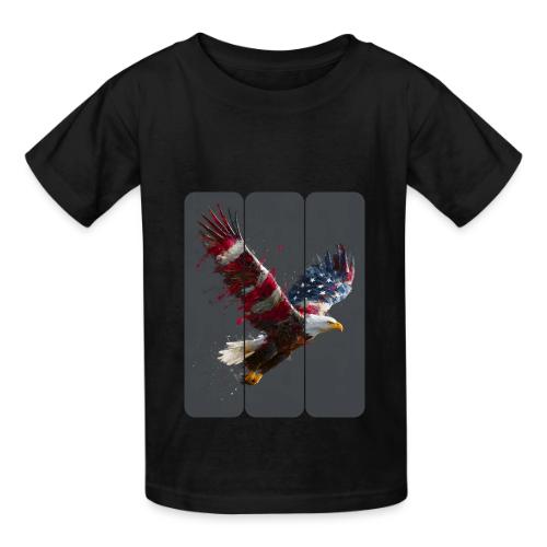 USA: Freedom in Flight - Heavyweight Kid's T-Shirt