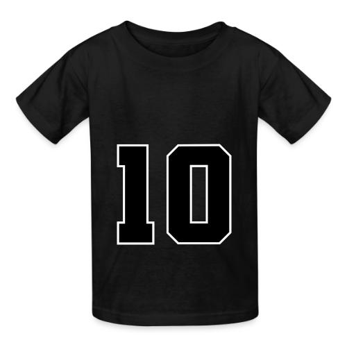 Varsity Number 10 Athletic Design - Heavyweight Kid's T-Shirt
