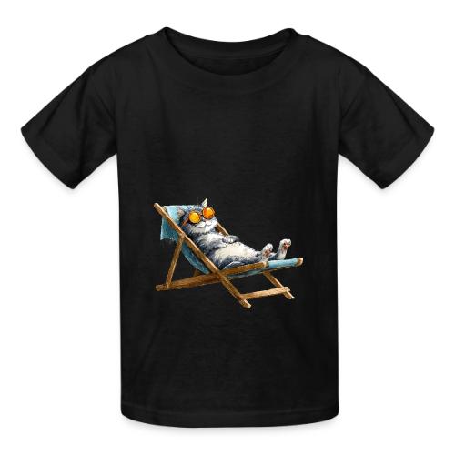 Sunshine Cat Mode - Heavyweight Kid's T-Shirt