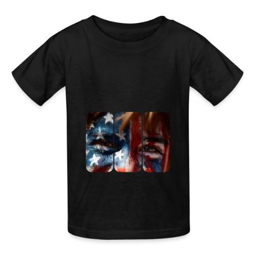 USA: Stars in Their Eyes - Heavyweight Kid's T-Shirt