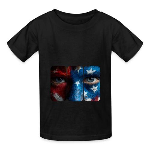USA: Painted for the Flag - Heavyweight Kid's T-Shirt