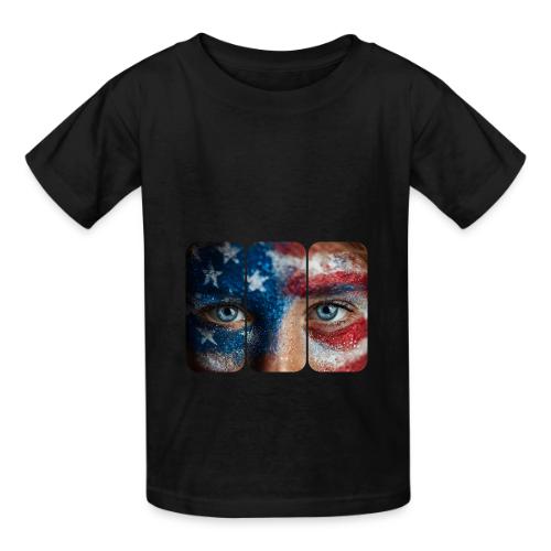 USA: Stars in Her Eyes - Heavyweight Kid's T-Shirt