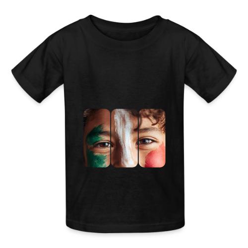 Mexico: Three Stripes of Pride - Heavyweight Kid's T-Shirt