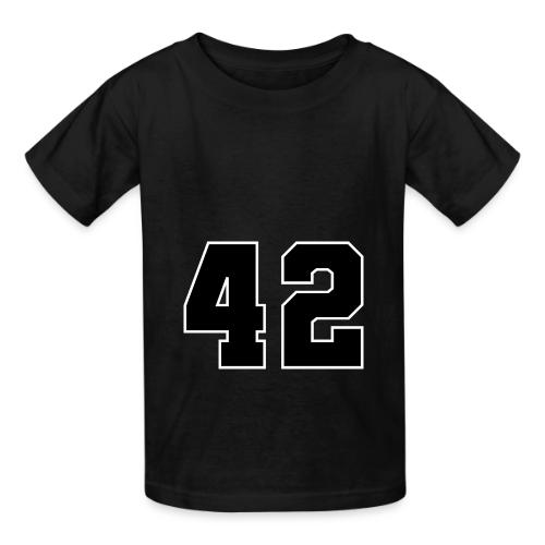 Varsity Number 42 Sports Style - Heavyweight Kid's T-Shirt