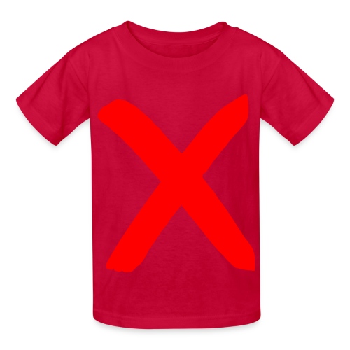 X, Big Red X - Hanes Youth T-Shirt