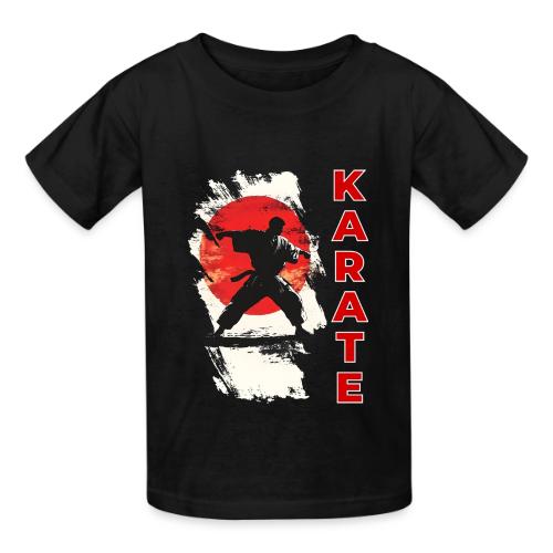 Karate: the spirit of discipline - Heavyweight Kid's T-Shirt