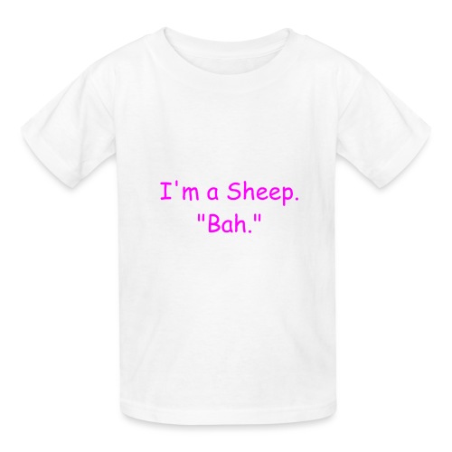 I'm a Sheep. Bah. - Hanes Youth T-Shirt