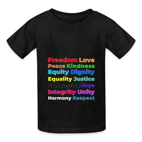 Words of Light - Heavyweight Kid's T-Shirt