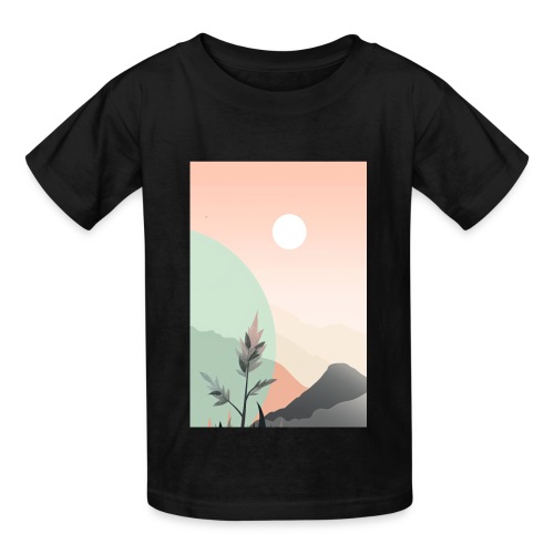 Retro Sunrise - Hanes Youth T-Shirt