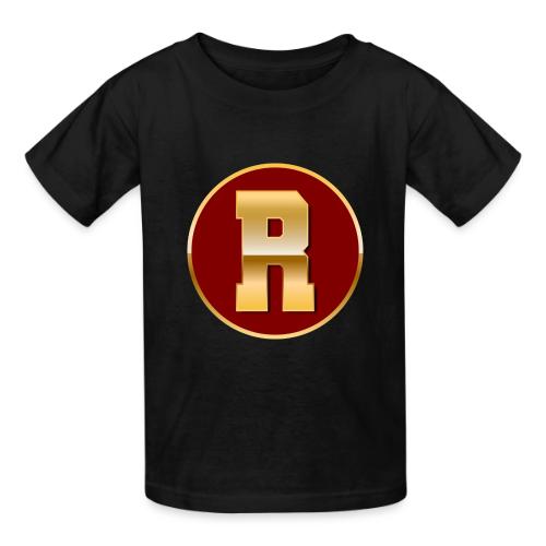Letter R – Capital Varsity Alphabet Monogram - Heavyweight Kid's T-Shirt