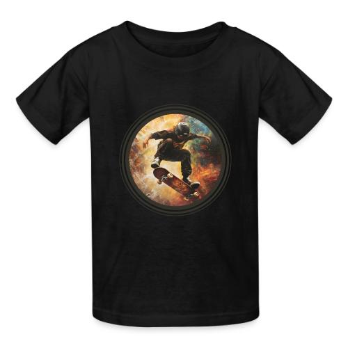 Skateboarding Flow - Heavyweight Kid's T-Shirt