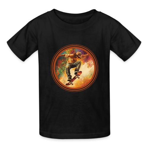 Skateboarding Mode On - Heavyweight Kid's T-Shirt